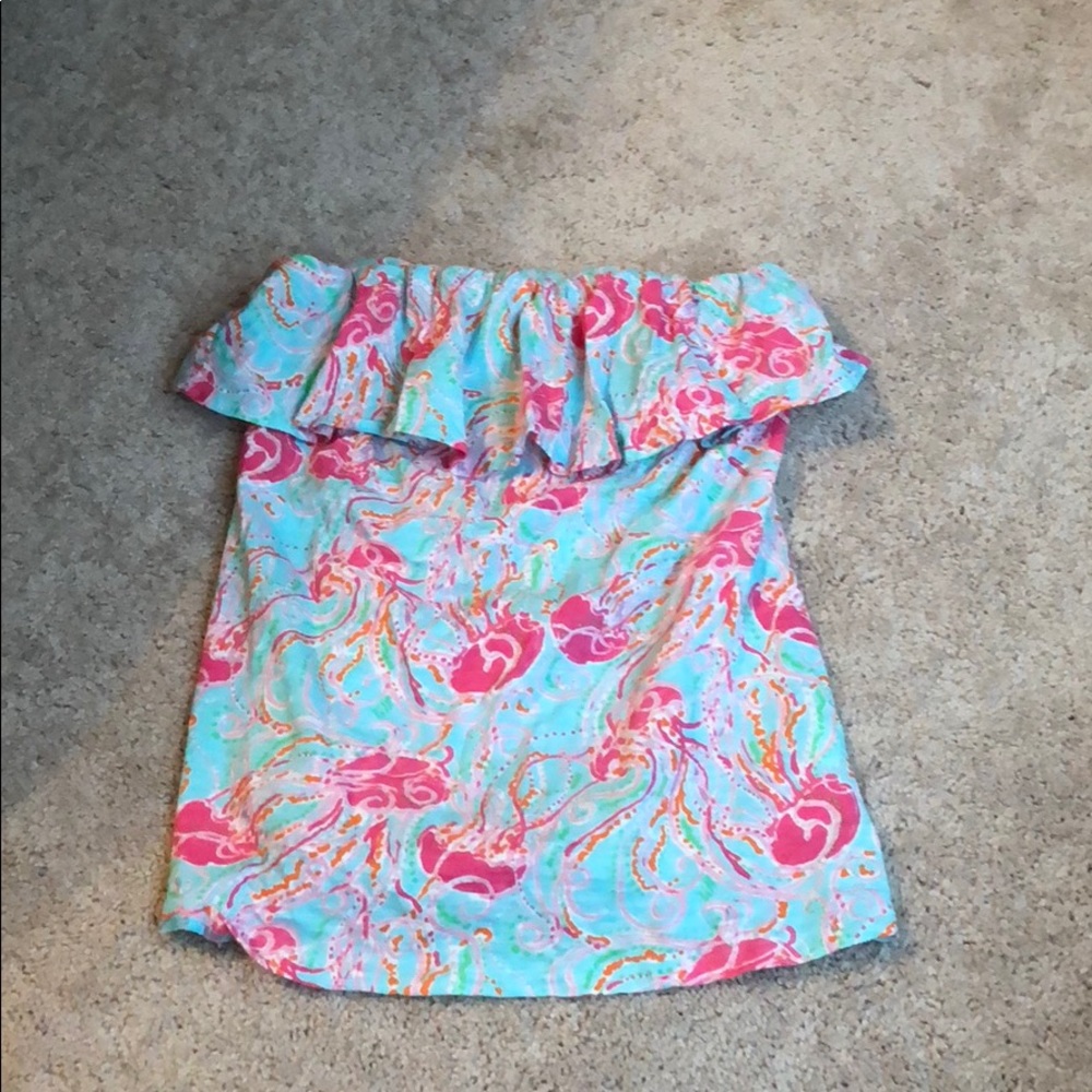 Lilly Pulitzer strapless top